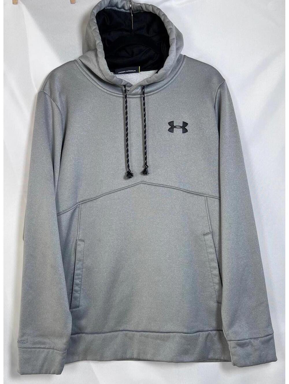 Under Armour Gray Loose Fit Hoodie Sweatshirt Medium